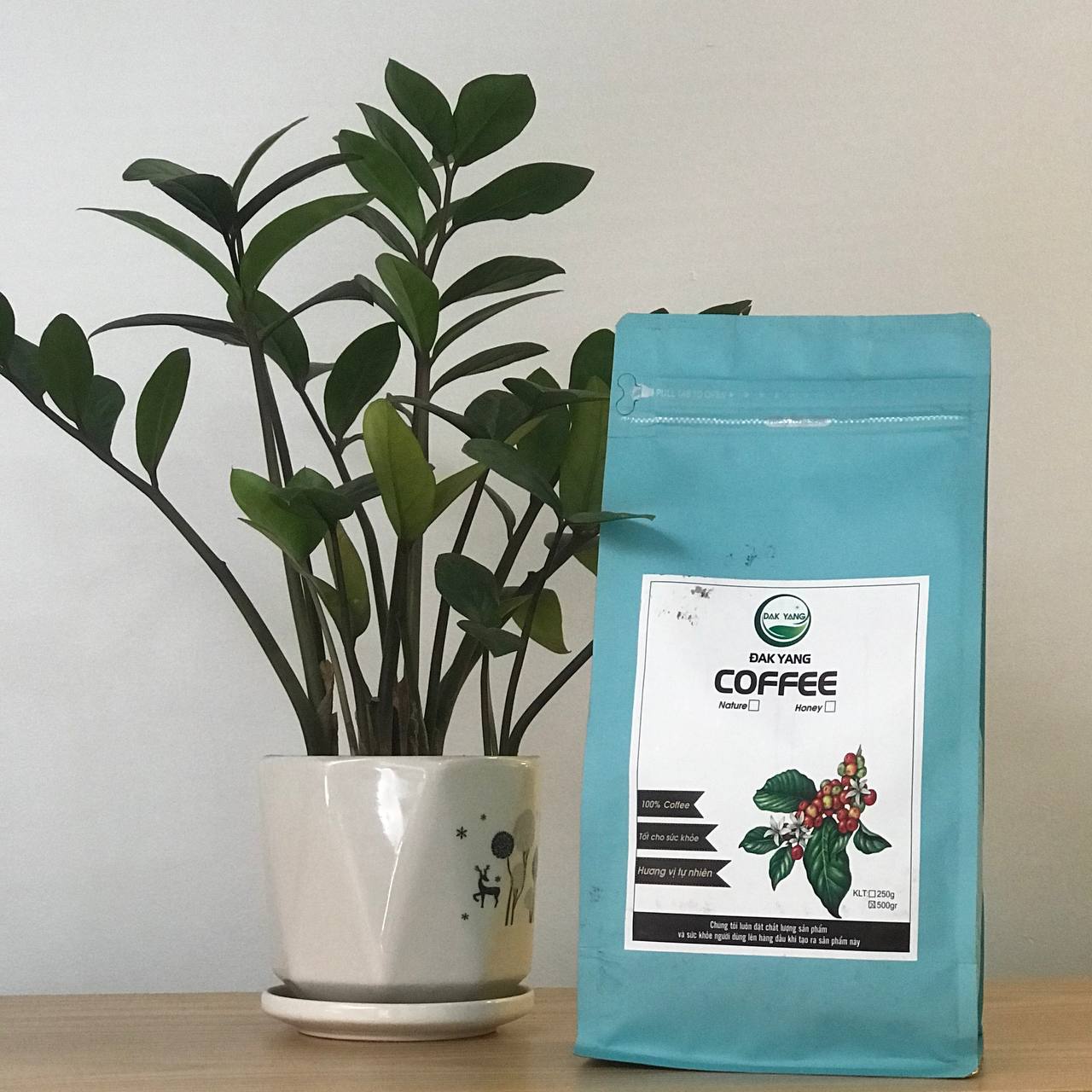 Cà phê Arabica Măng Đen bột - Honey 500g ĐẮK YANG CAFE