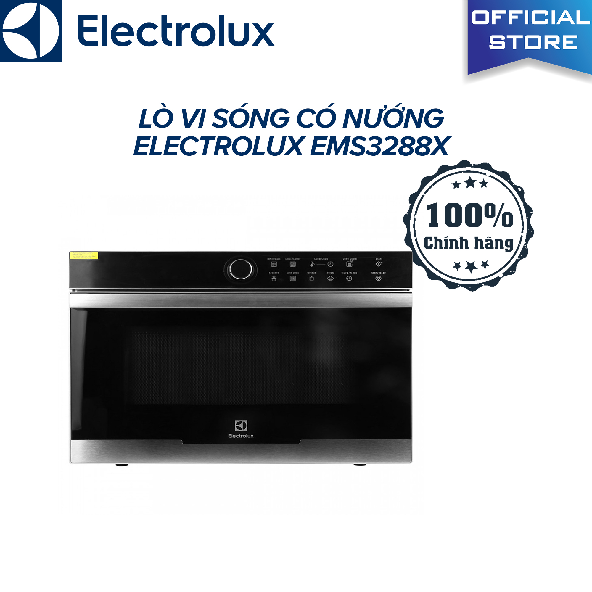 [HCM]Lò Vi Sóng Có Nướng Electrolux EMS3288X