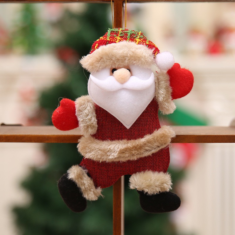 Vải bông treo cây thông trang trí noel giáng sinh