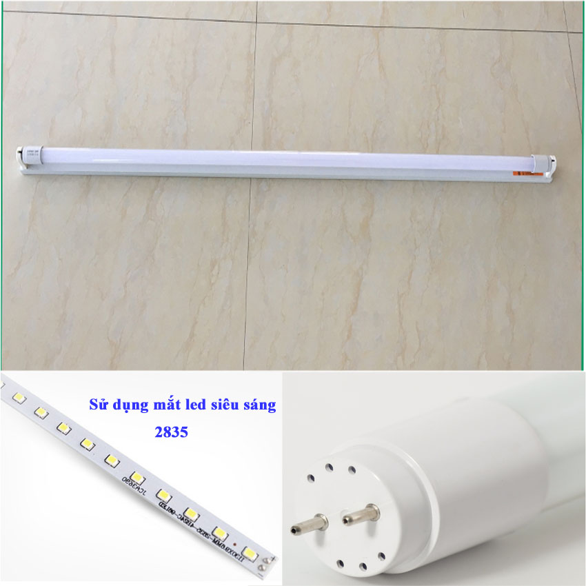 Bộ 5 Bóng đèn led Tuýp thủy tinh 20W 1,2m