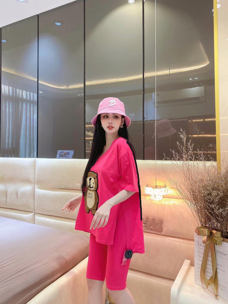 Set bộ đồ mặc nhà dễ thương form rộng bigsize