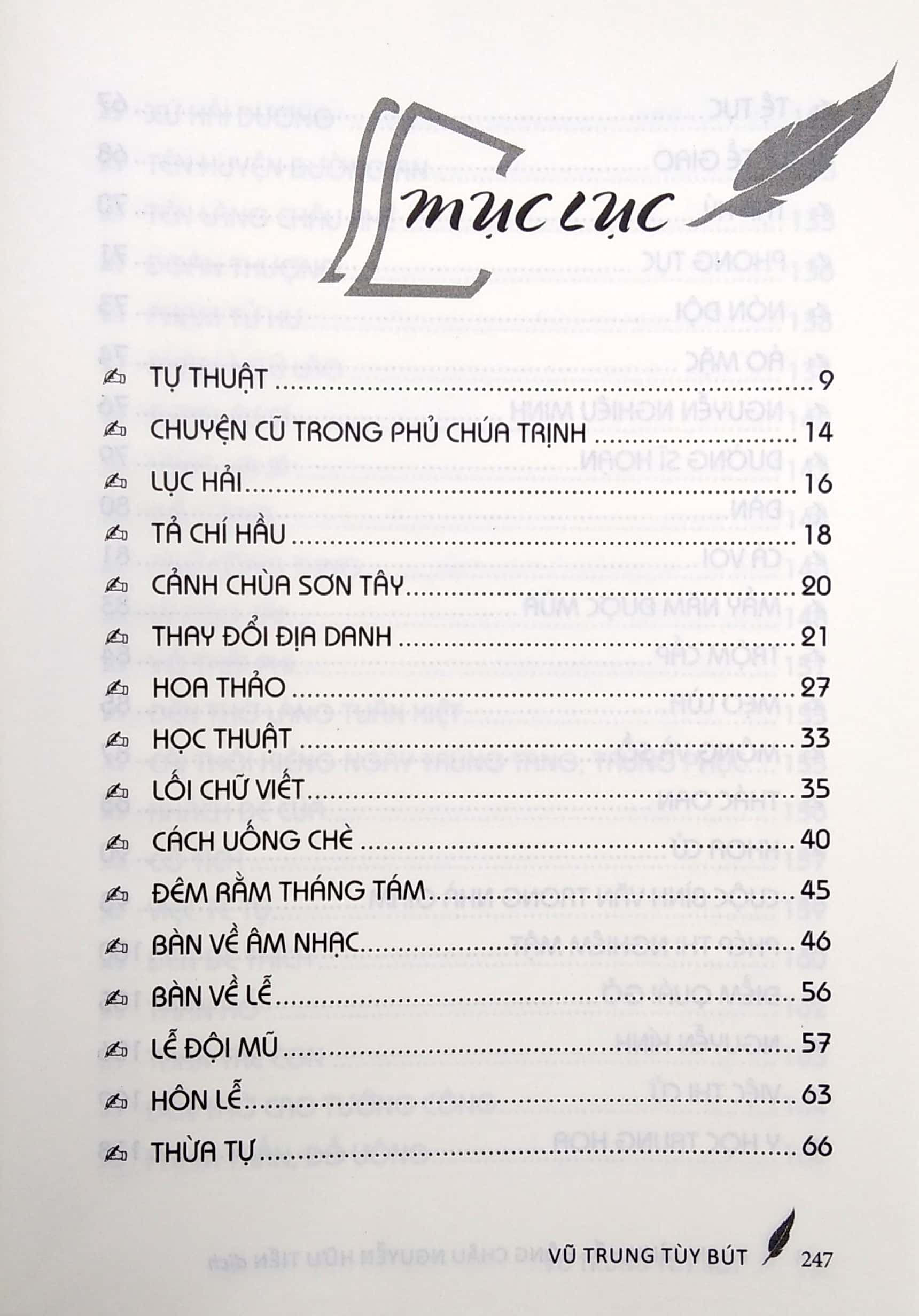 Vũ Trung tuỳ bút (bìa mềm)