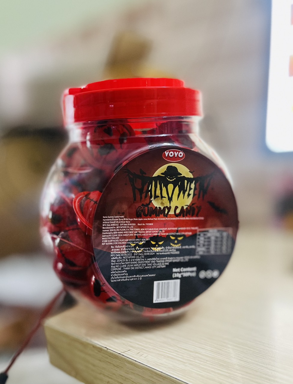 Kẹo dẻo con mắt yoyo hủ 50 viên (900g)