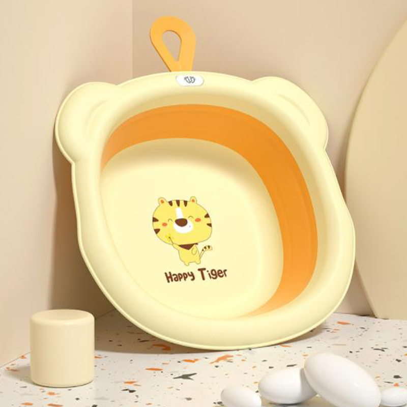 Chậu rửa mặt gấp gọn Happy Tiger