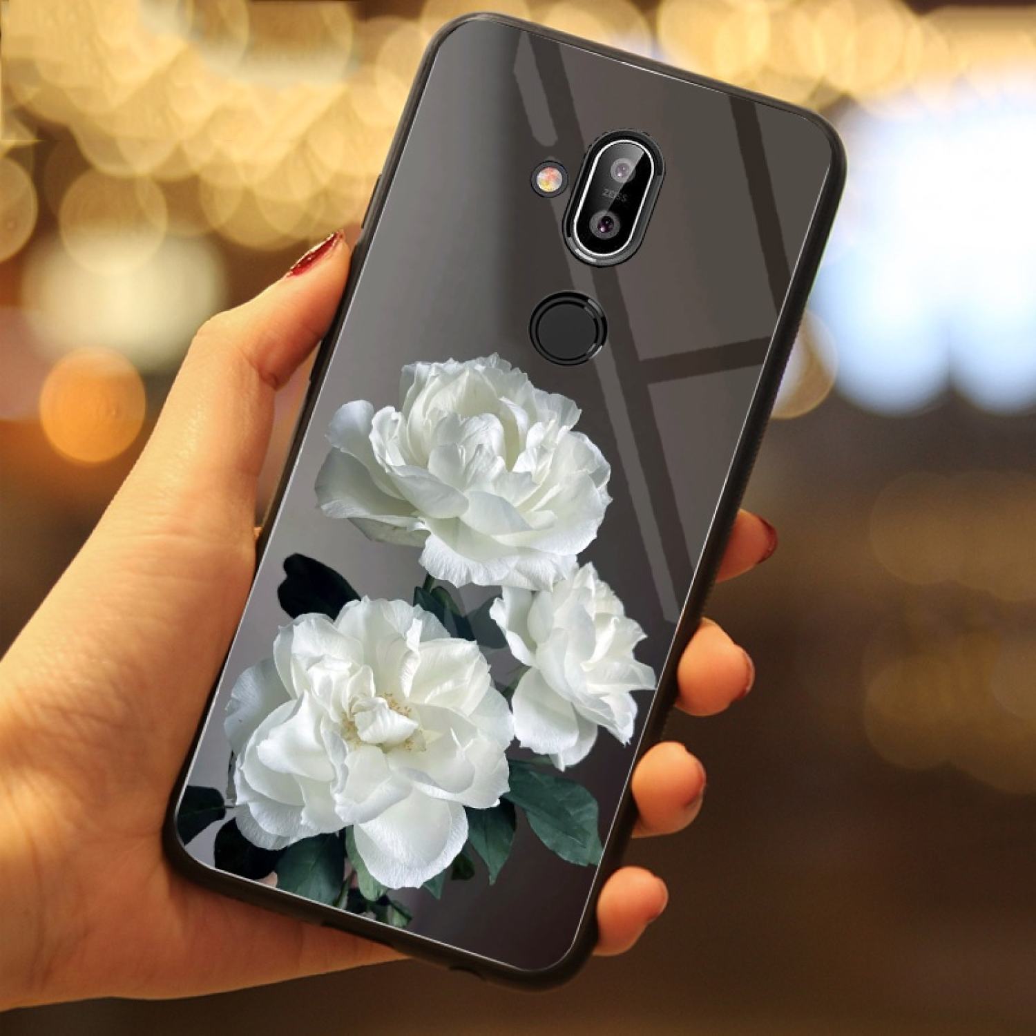 Ốp Lưng KÍNH BÓNG NOKIA 8.1 PHIÊN BẢN MỚI