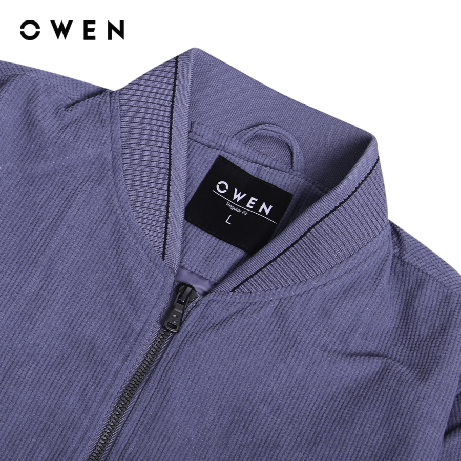 OWEN - Jacket Regular Fit JK231601 màu Xanh chất liệu Polyester