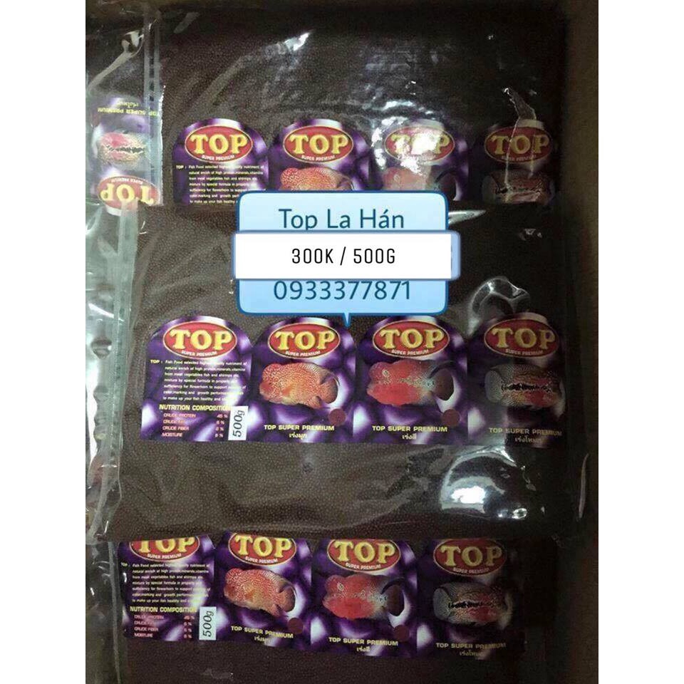 Thức Ăn Cá Top La Hán - Hàng Công Ty-Chiết 100G