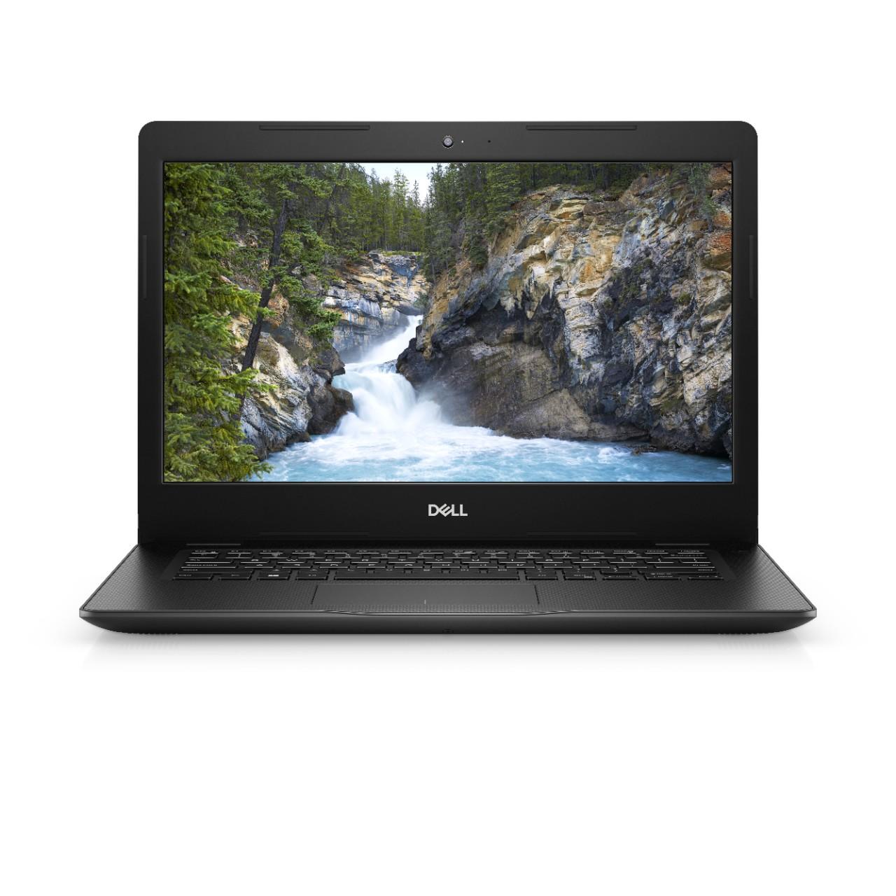 Laptop Dell Vostro 3481 (Intel Core i3-7020U (2.30 GHz/3 MB)/4GB RAM/1TB HDD/14.0" HD/Finger/WL+BT/Win 10 Home/Black) - Hàng Chính Hãng