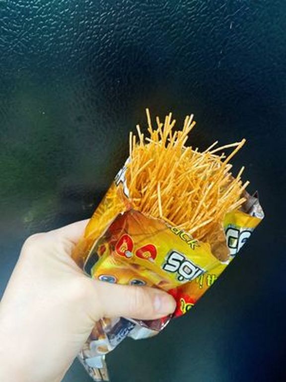 Bánh snack sợi cà phê cực ngon 5 gói