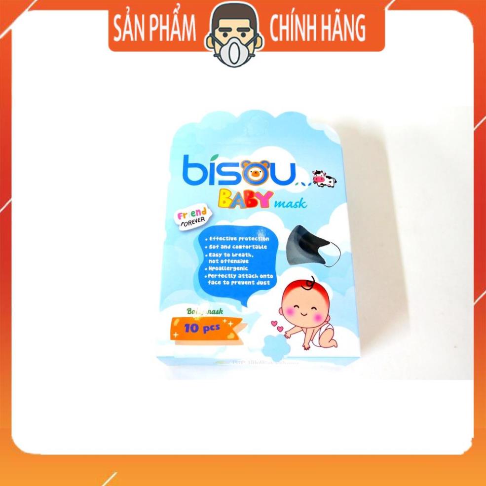 Khẩu trang Bisou cho bé từ 6 tháng đến 10 tuổi