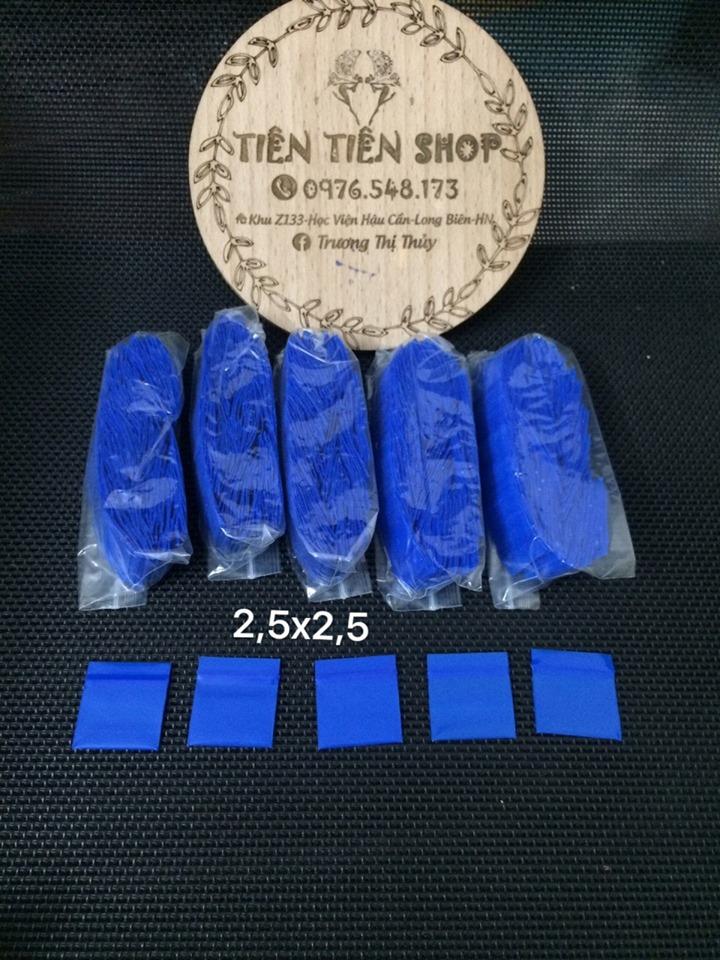 gói 100 túi zip xanh dương chọn size