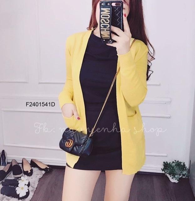 Áo khoác len dáng dài siêu xinh