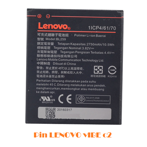 Pin điện thoại Lenovo Vibe K5 Plus BL259