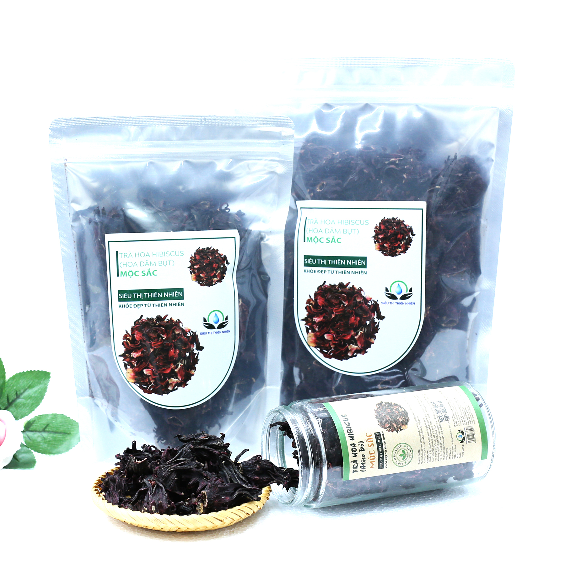 Trà hoa dâm bụt (hibicus) Mộc Sắc gói 200g