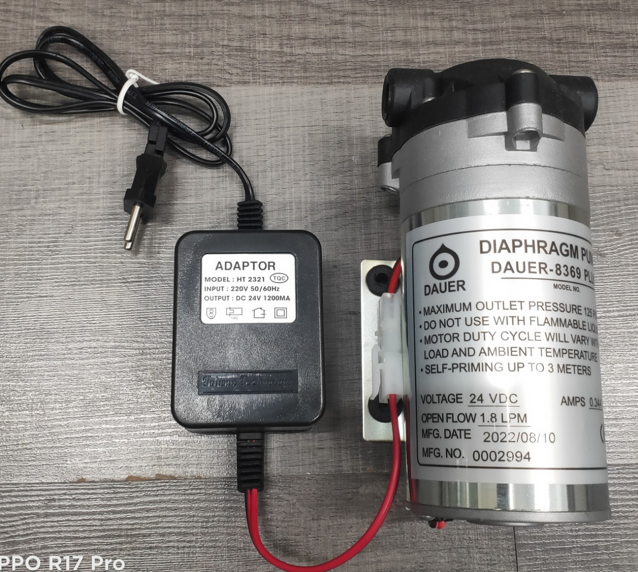 Bơm 8369, bơm máy lọc nước ro