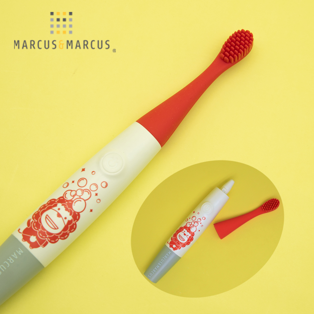 Bản Chải Đánh Răng Silicon Chạy Pin Cho Bé Marcus & Marcus, Từ 3 Tuổi - Marcus
