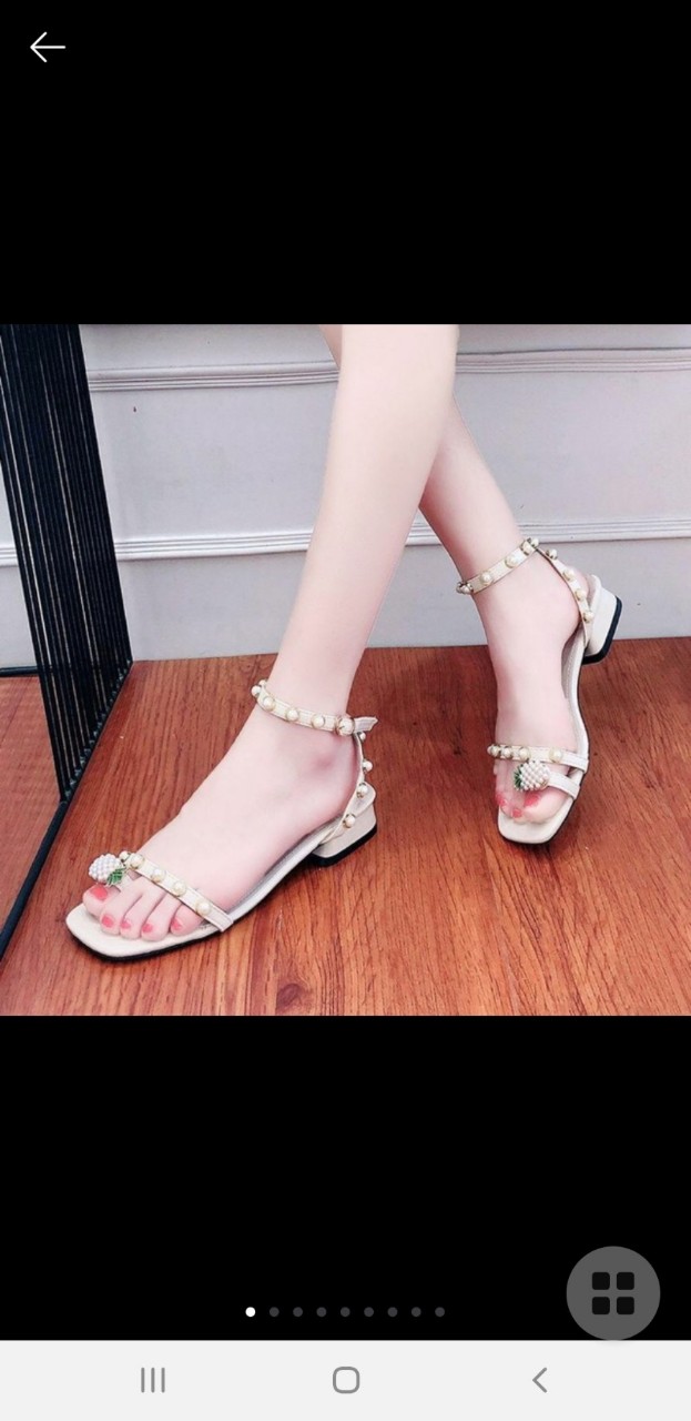 Giày xăng đan cao gót bigsize nữ size nhỏ 33 đến size lớn 44