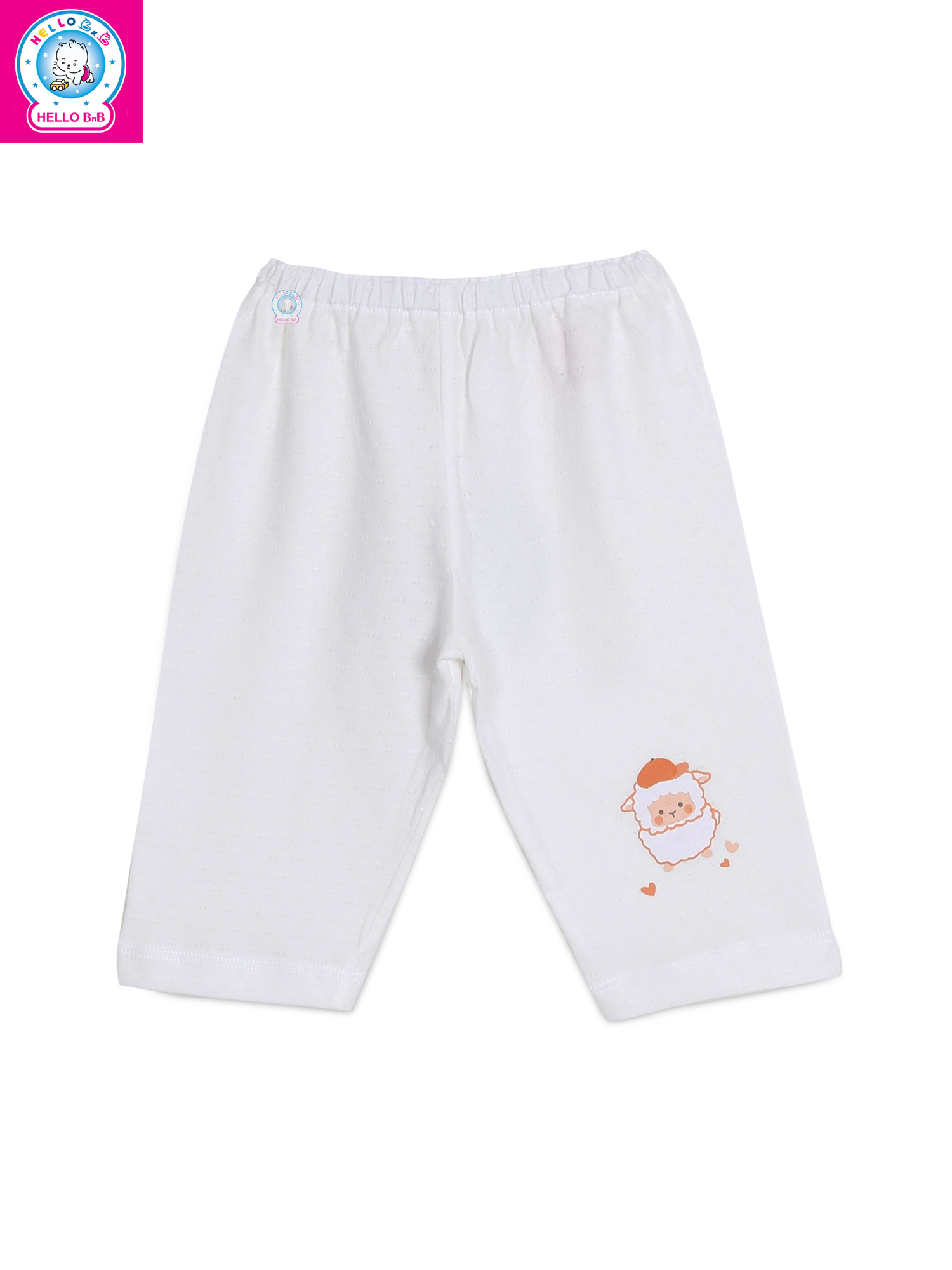 Quần dài trắng in ziczac QL0045 - HELLO BnB (hình in ngẫu nhiên)
