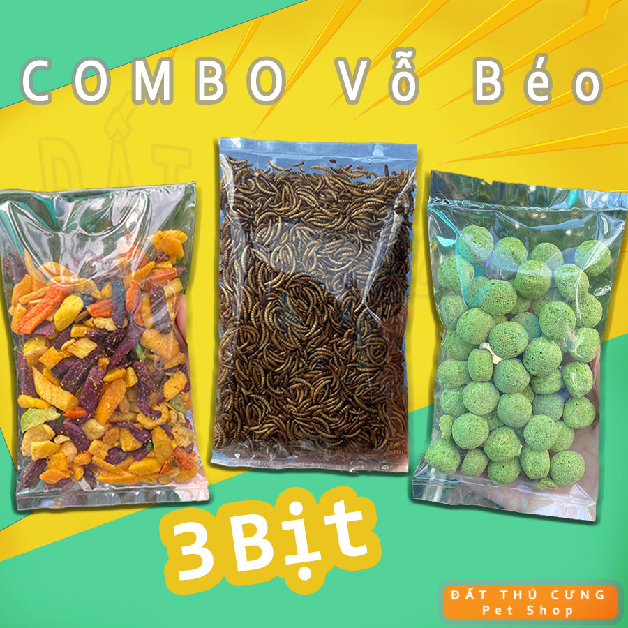 Combo 3 bịt thức ăn vỗ béo cho Hamster
