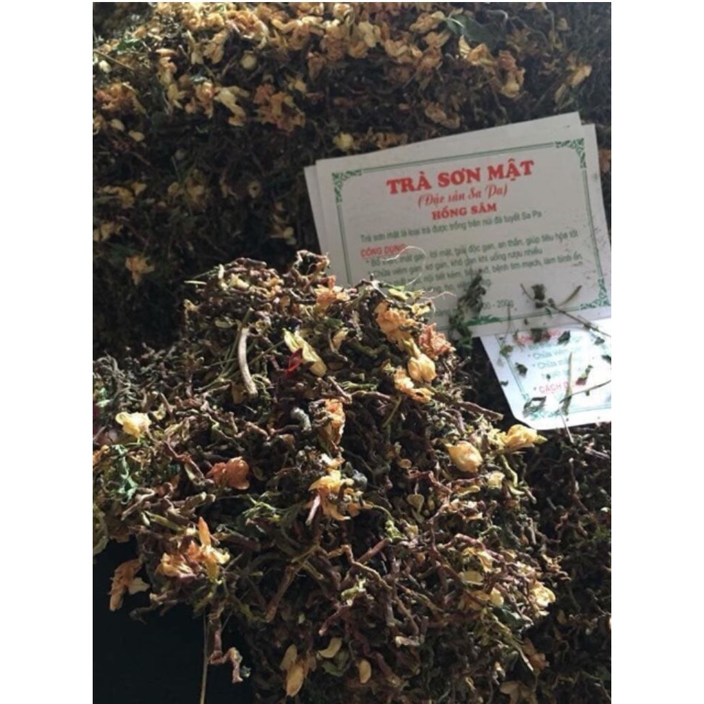 Trà sơn mật hồng sâm nhiều hoa và ngọt (1kg)