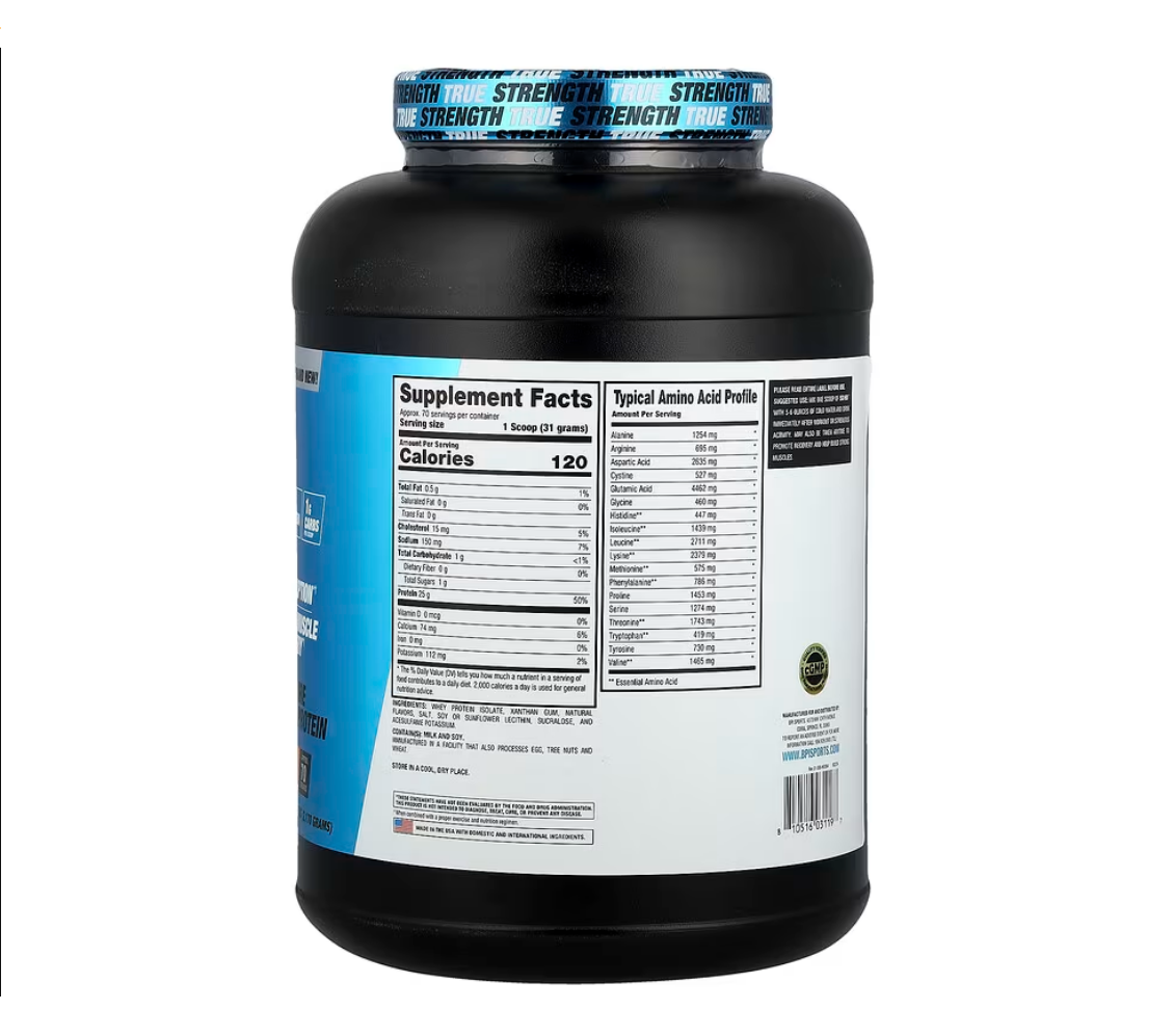 Whey Protein Tăng Cơ BPI Iso HD 100% Pure Protein Isolate 4.9lb (2.2kg)