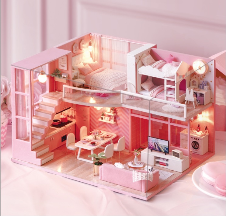 Mô Hình Nhà Gỗ Diy  Dream Angel (Tặng Keo + Mica+ Nhíp)