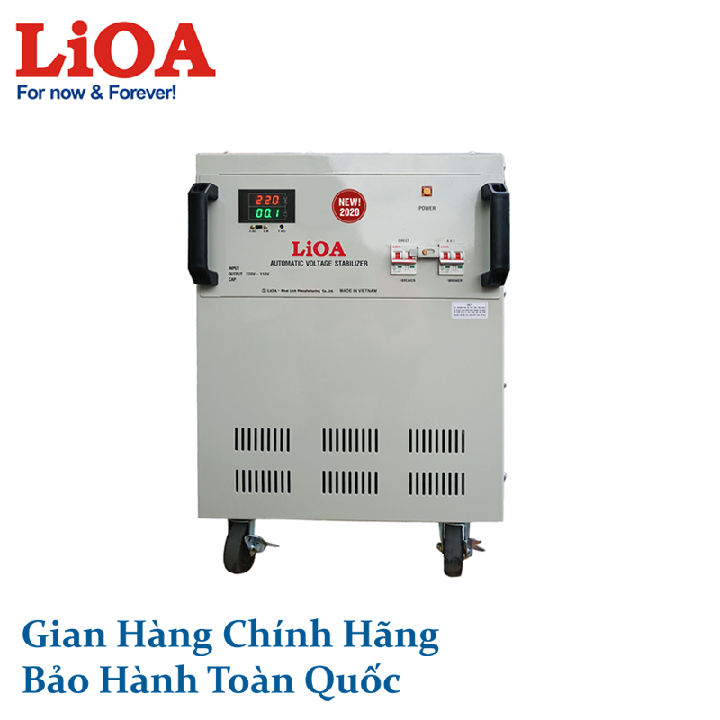 [Trả góp 0%] Ổn áp 1 pha LiOA DRII-15000 II NEW2020