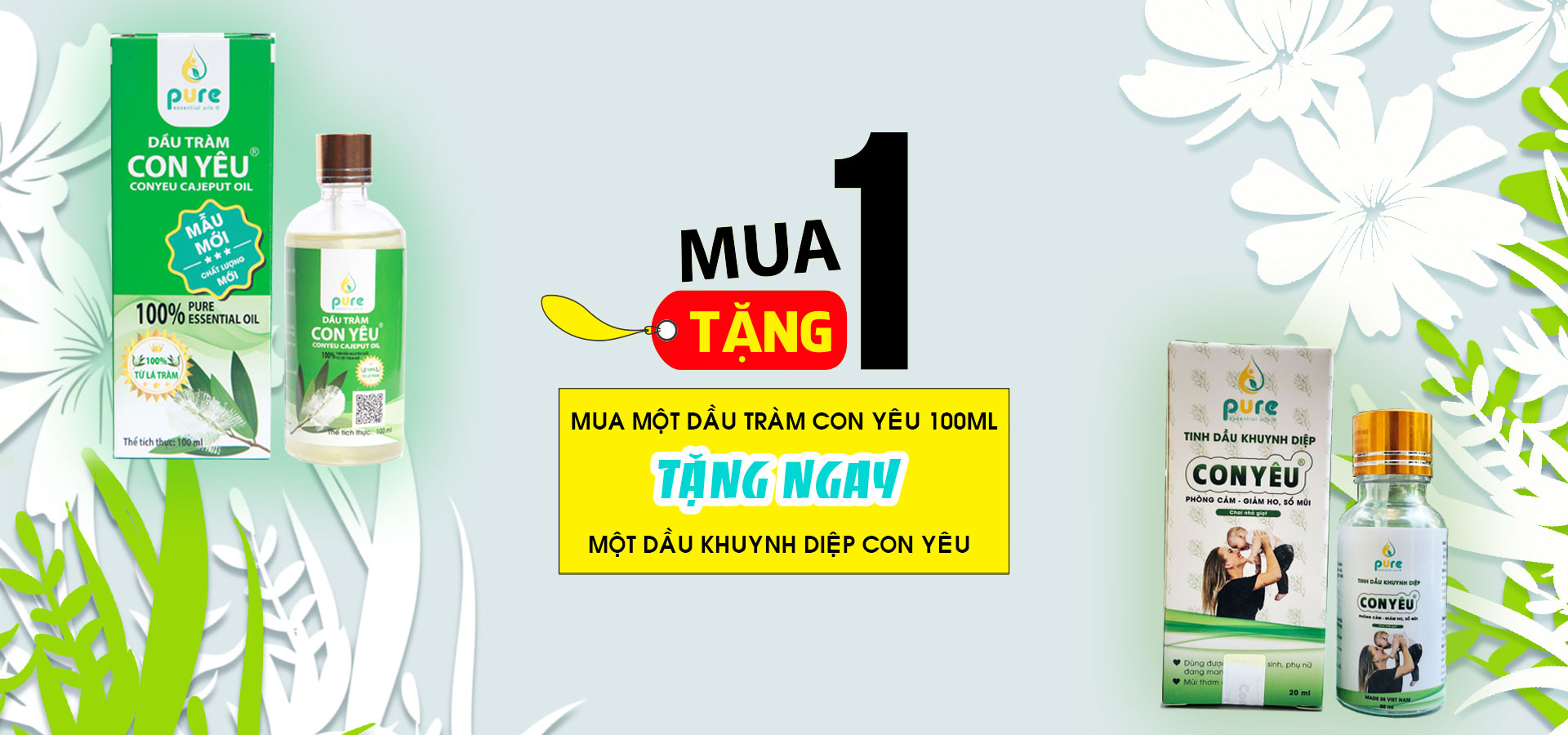 [HCM]Dầu Tràm Con Yêu - Chai 100ml