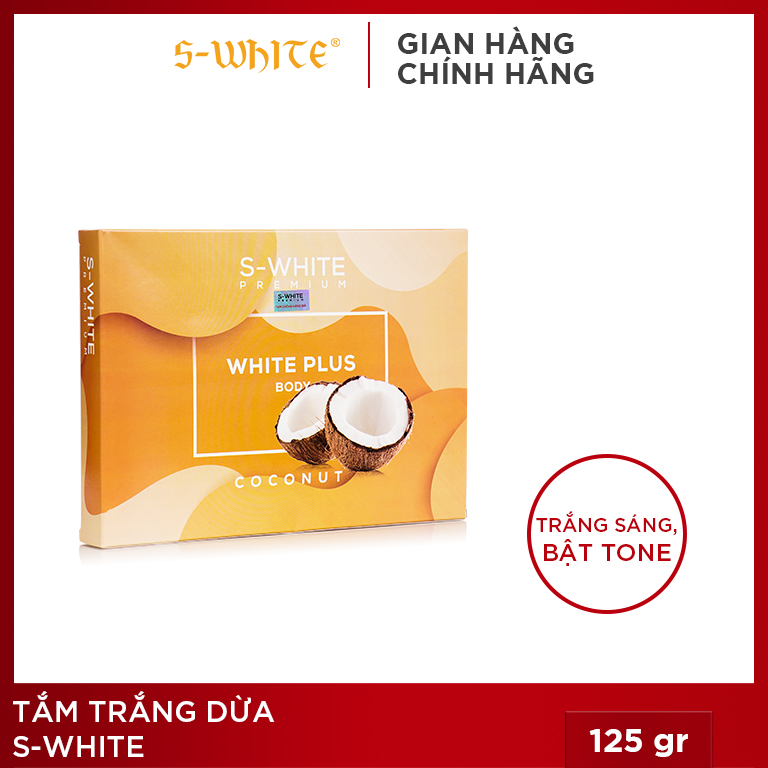 Tắm trắng dừa S-White 125gr