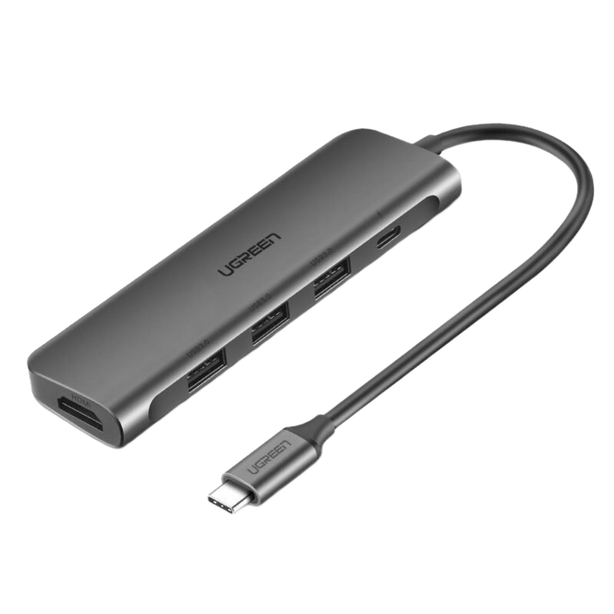Bộ chuyển Type C to HDMI + Hub USB 3.0 Ugreen 70495