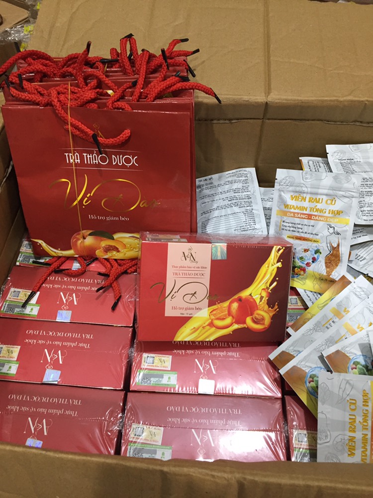 Trà thảo dược giảm cân x3 chính hãng tặng kèm detox rau củ