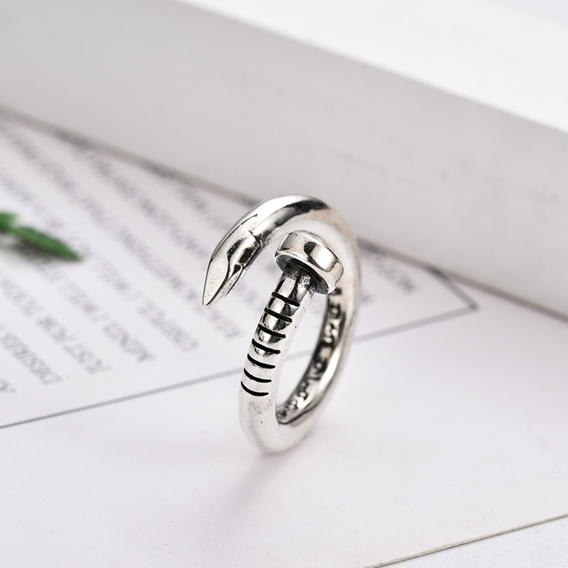 Nhẫn Chrome Heart Đinh - Nail mạ bạc 925 cao cấp.