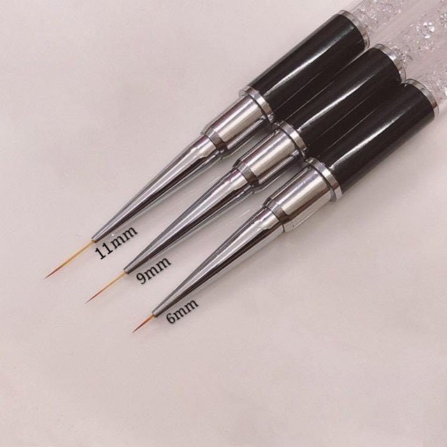 Cọ vẽ móng , cọ nail vẽ nét siêu thẳng size 6,9,11mm