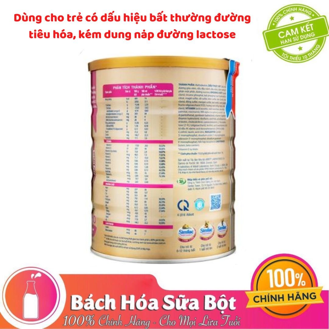 Sữa bột Similac Total Comfort 2+ - 820g (Dành cho trẻ từ 2 tuổi trở lên)