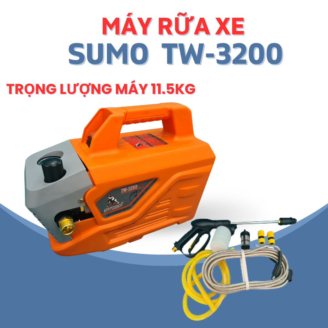 MÁY XỊT RỮA CAO ÁP SUMO TW-3200 3200W CHỈNH ÁP