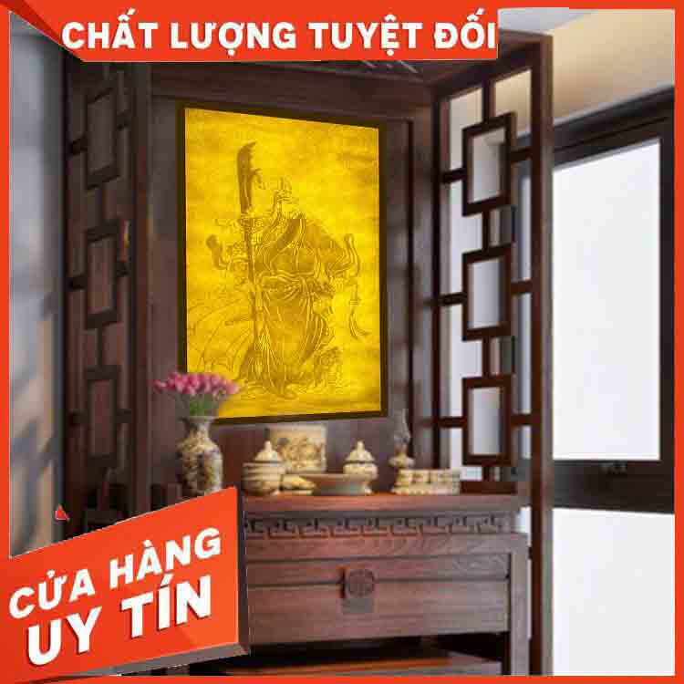 Tranh Trúc Chỉ In Quan Thánh ( Quan Nhị Ca )