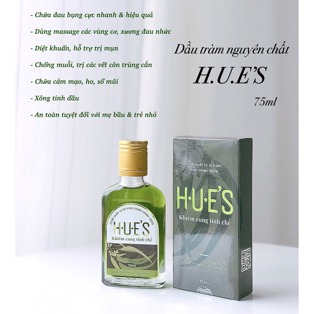 Dầu Tràm H.U.E'S (Huế) - Khiêm Cung Tinh Chế [CHÍNH HÃNG]