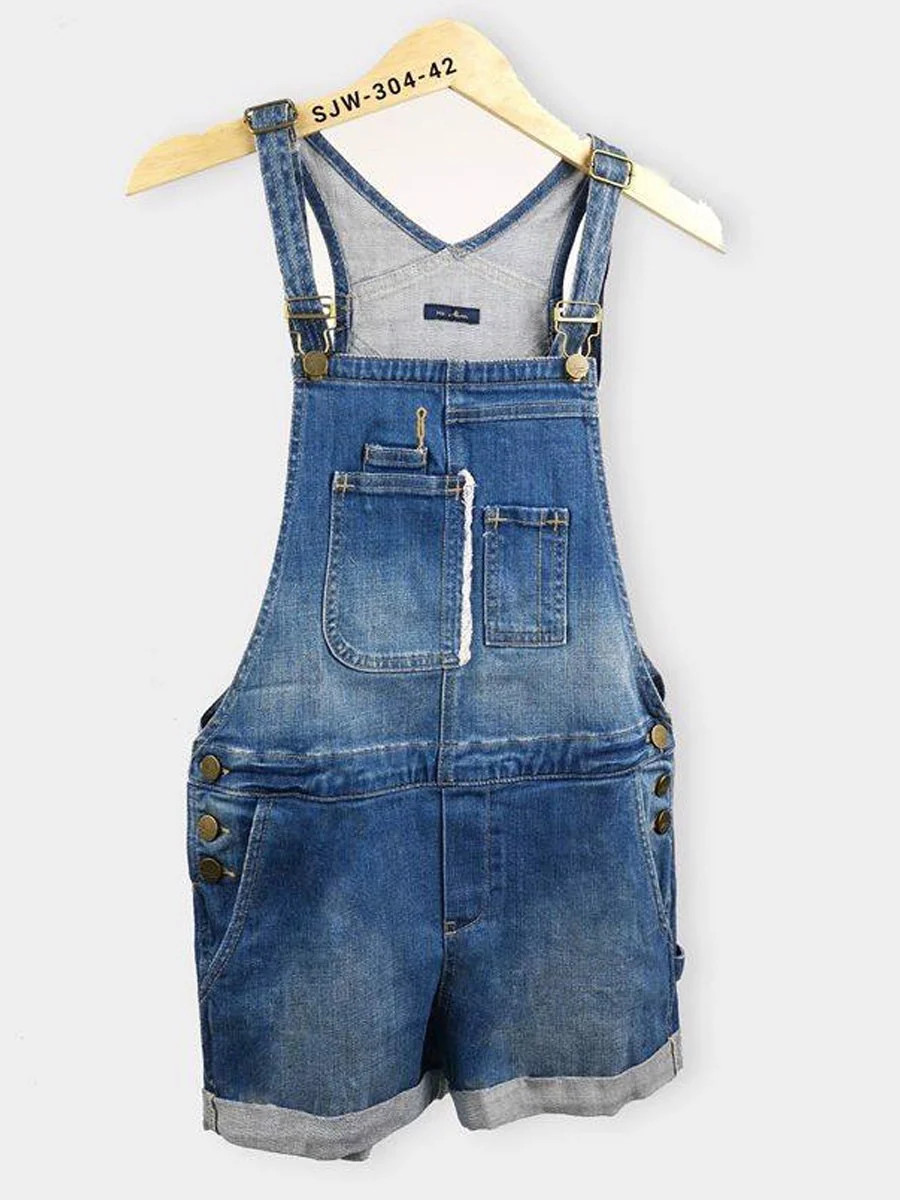 Quần Short Yếm Jean Nữ MESSI SJW-304-16