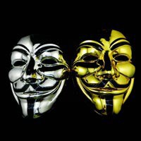 - mặt nạ hacker vàng bạc cao cấp