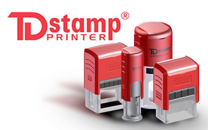 Combo 4 Dấu mộc tên, chức danh - Dấu 1-2 dòng - TDStamp P2 (14x38mm)