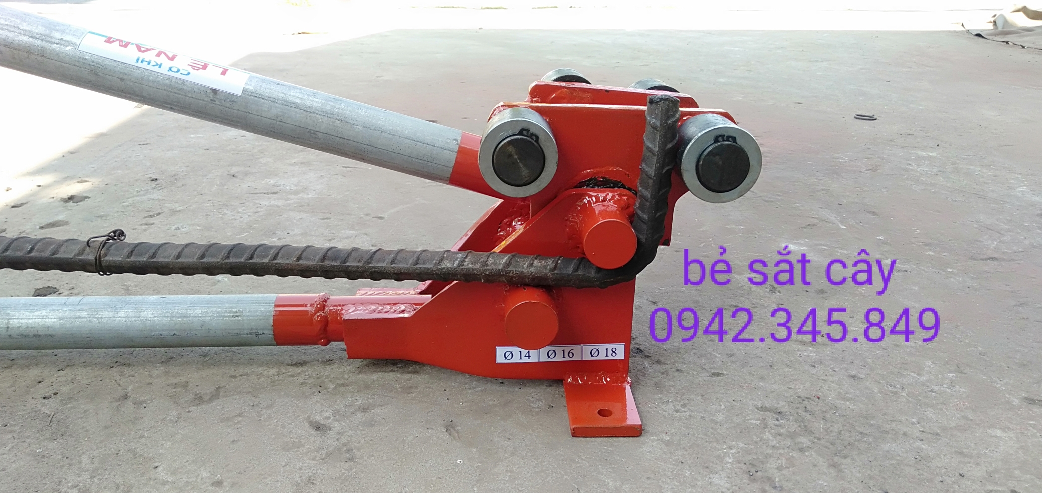 Vam bẻ sắt cây phi 6 -phi 25