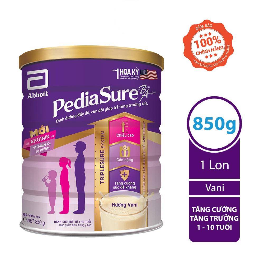 Sữa bột Pediasure 850g