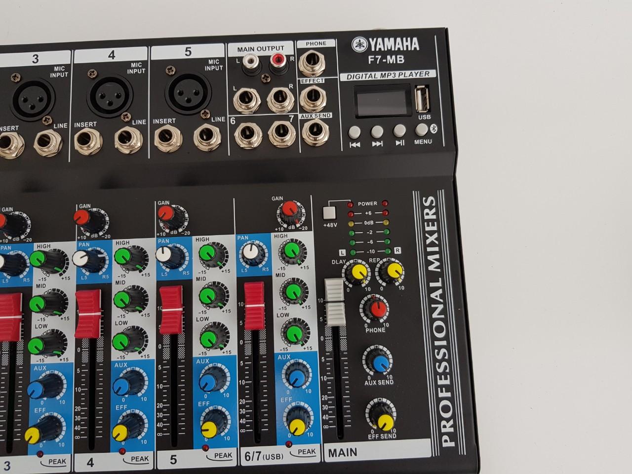 bàn trộn mixer yamaha f7 có bluetooth