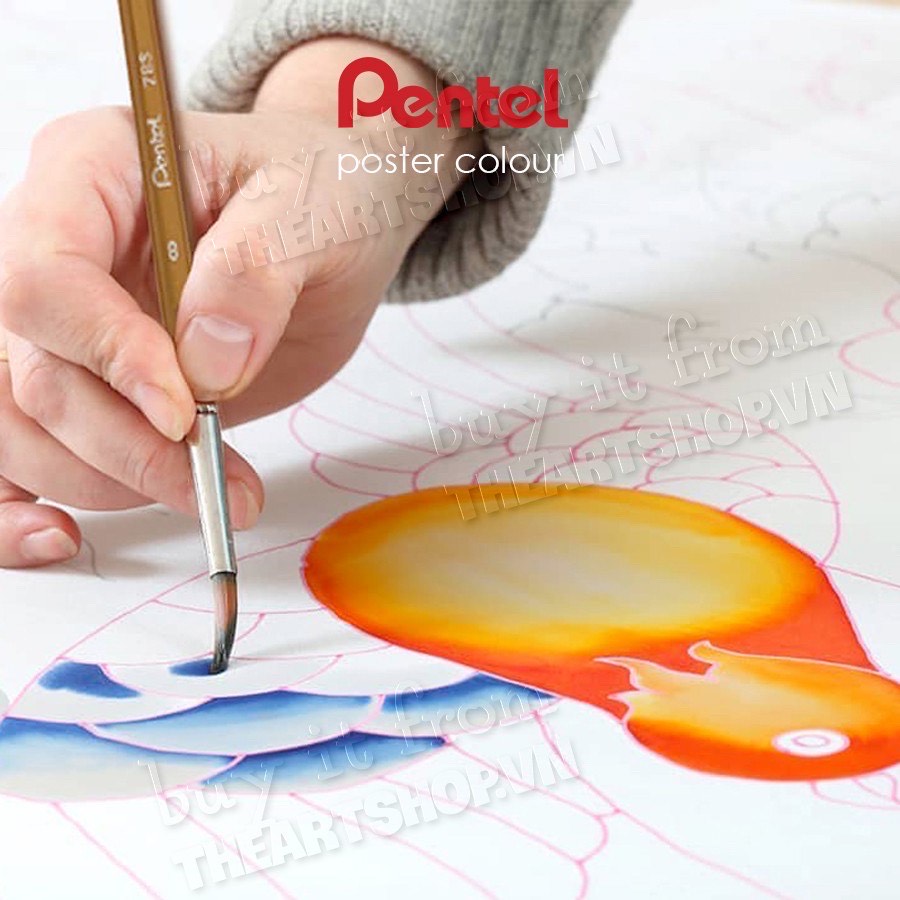 [THEARTSHOP] (P1)Màu bột PENTEL - PENTEL Poster Color 30ml