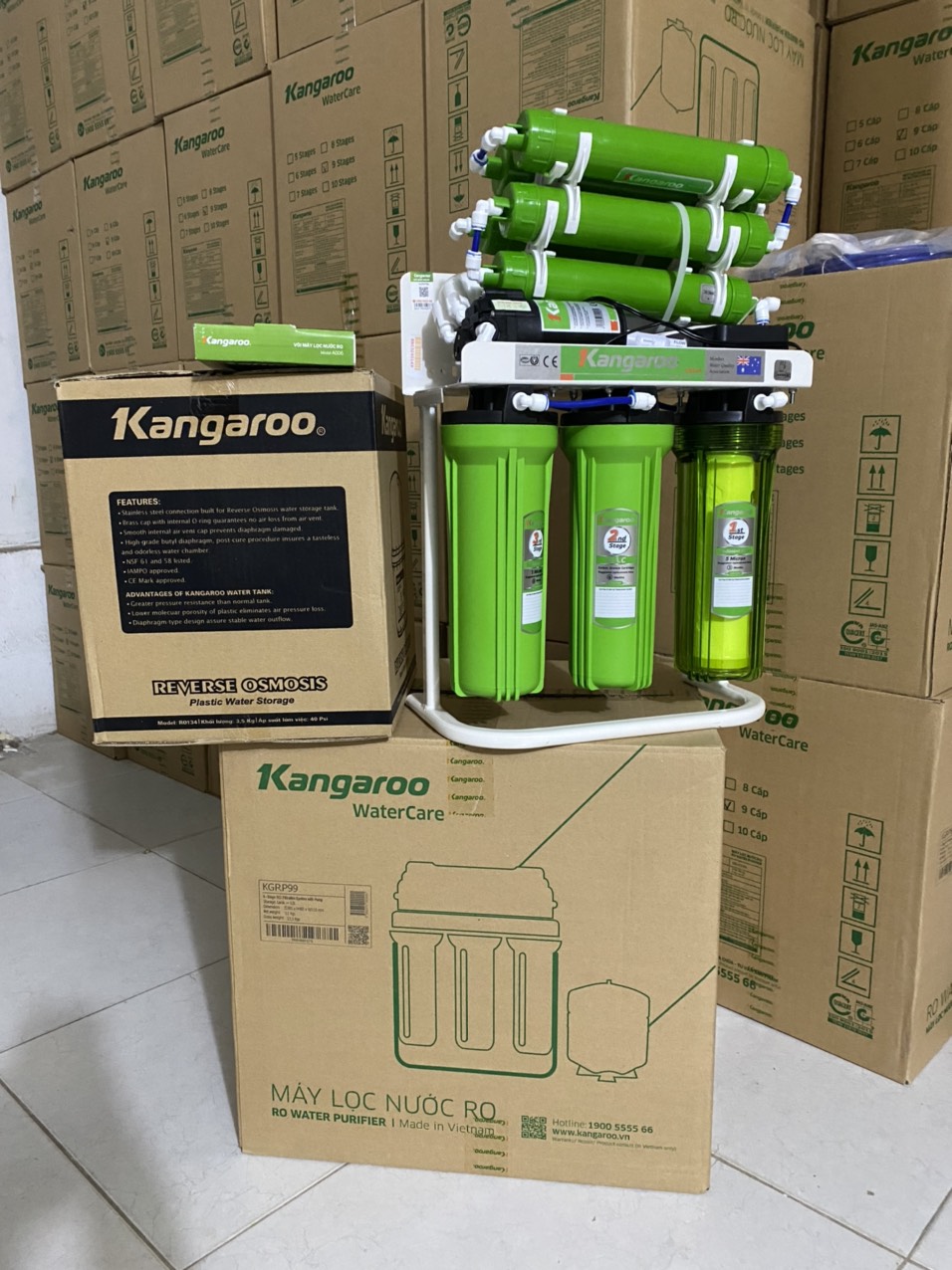 Máy lọc nước Kangaroo KGRP99 - KV - 9 cấp lọc