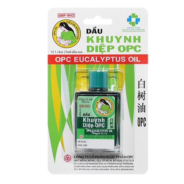 Dầu khuynh diệp opc 25ml cho bé sơ sinh và trẻ em