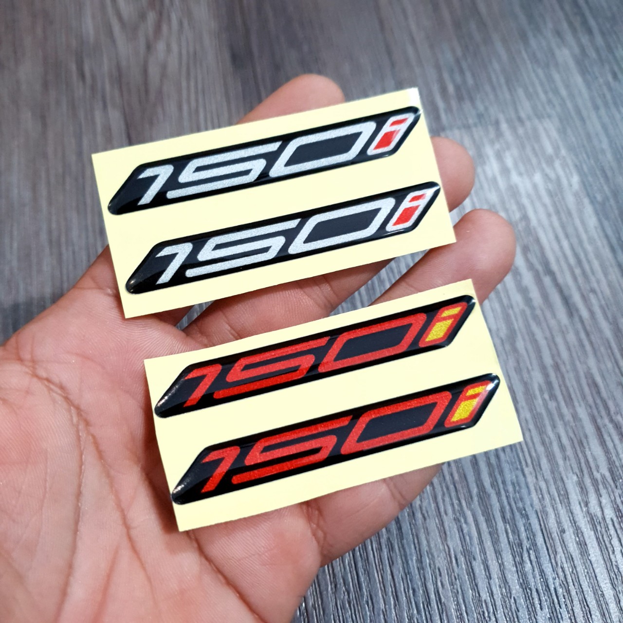 TEM DÁN CHỮ SỐ 150i ĐỔ KEO CAO CẤP SIÊU ĐẸP