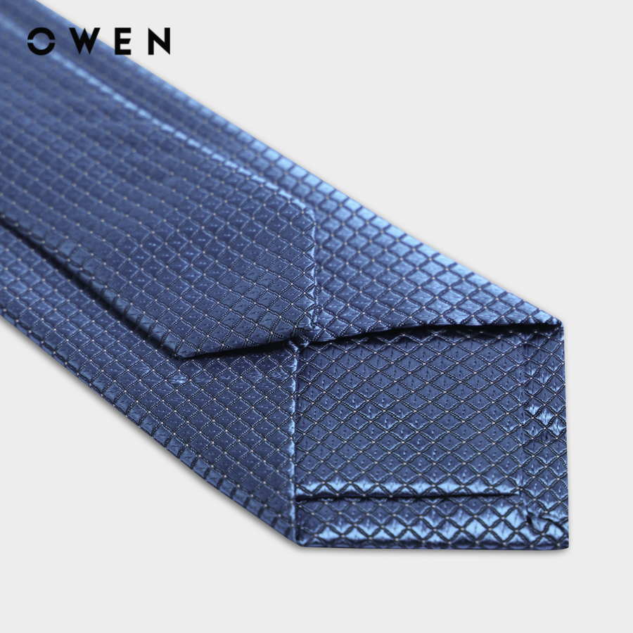 OWEN - Cà vạt CV232640 màu Xanh chất liệu Polyester