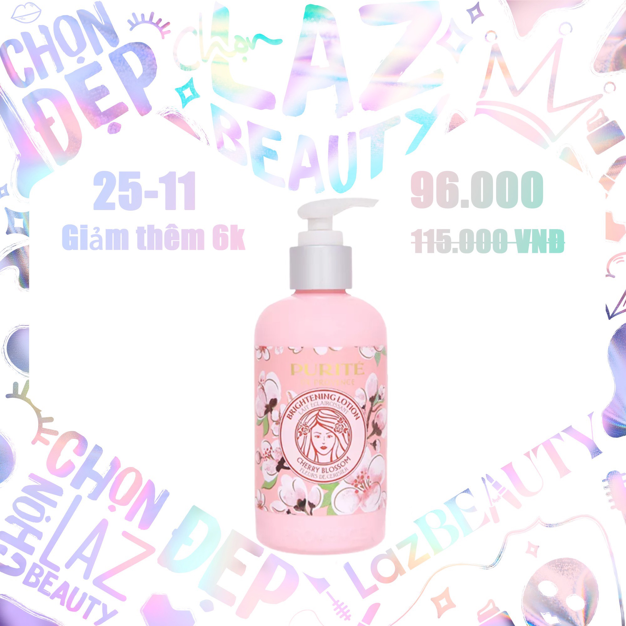 Sữa Dưỡng Thể Mềm Mịn PURITÉ 250ml
