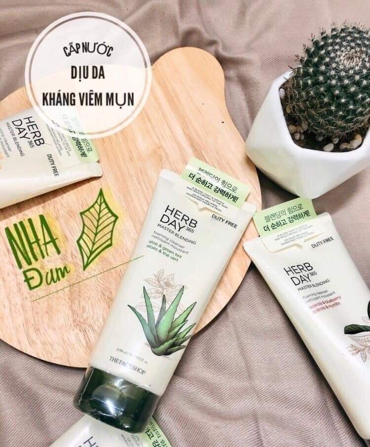 Sữa Rửa Mặt Herb Day 365 Cleansing Foam TheFaceShop